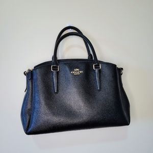 Coach Top Handle Black Bag